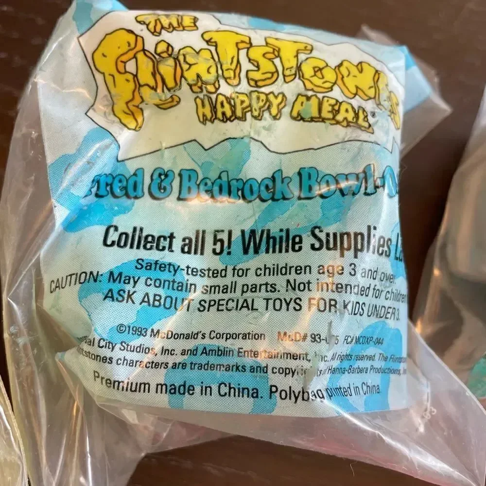 Vintage Flintstone McDonald’sToys Sealed